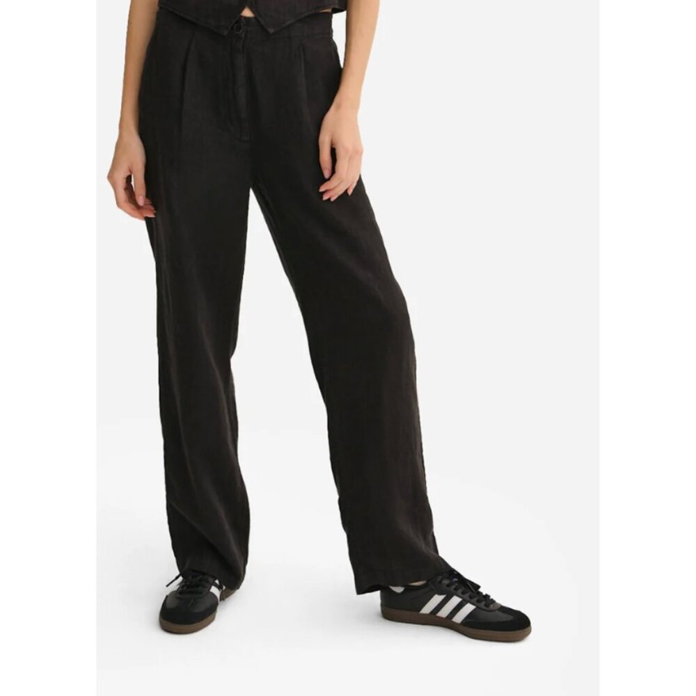 MATE The Label Organic Linen Tailored Pant, Size Small, NWT